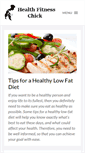 Mobile Screenshot of healthfitnesschick.com